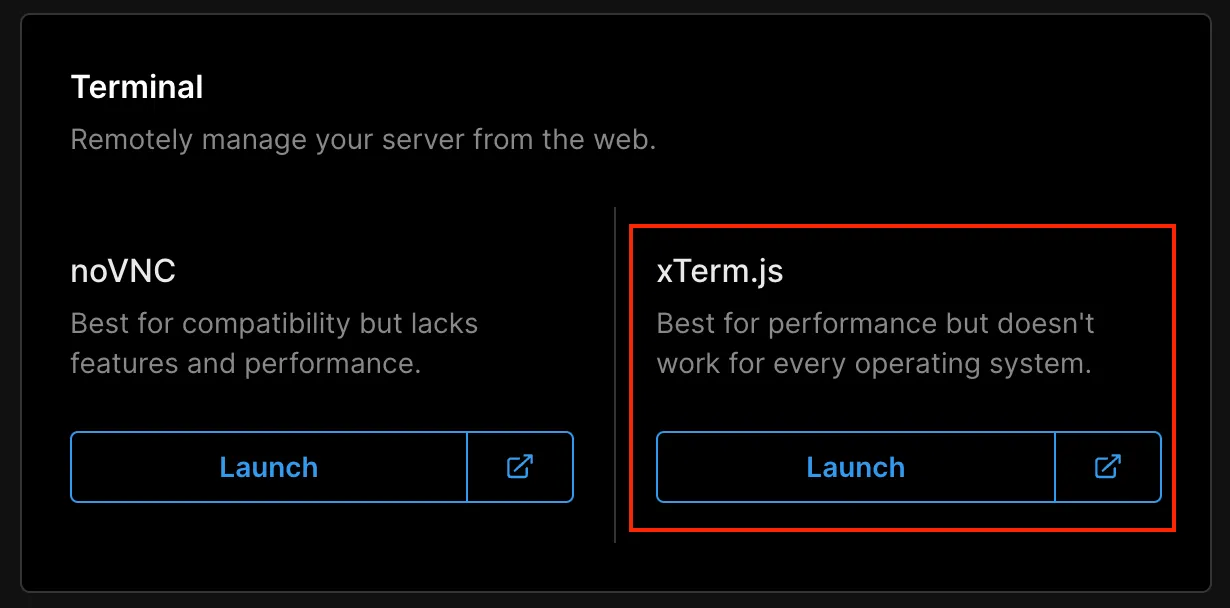 Xterm.js Image